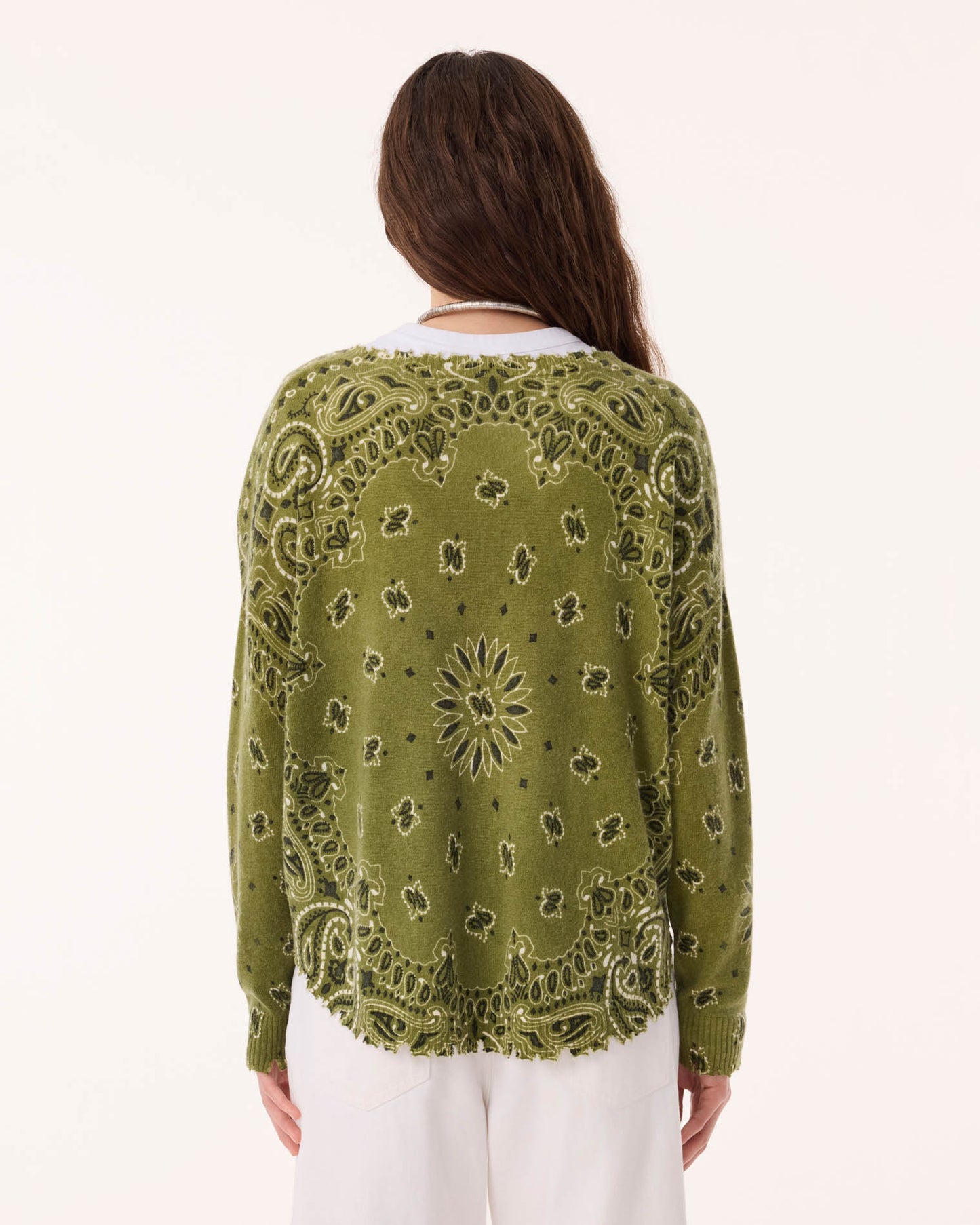 Sweater Mela Bandana Bico cactus