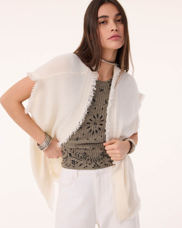 Gilet Nessa blanc - Image principale