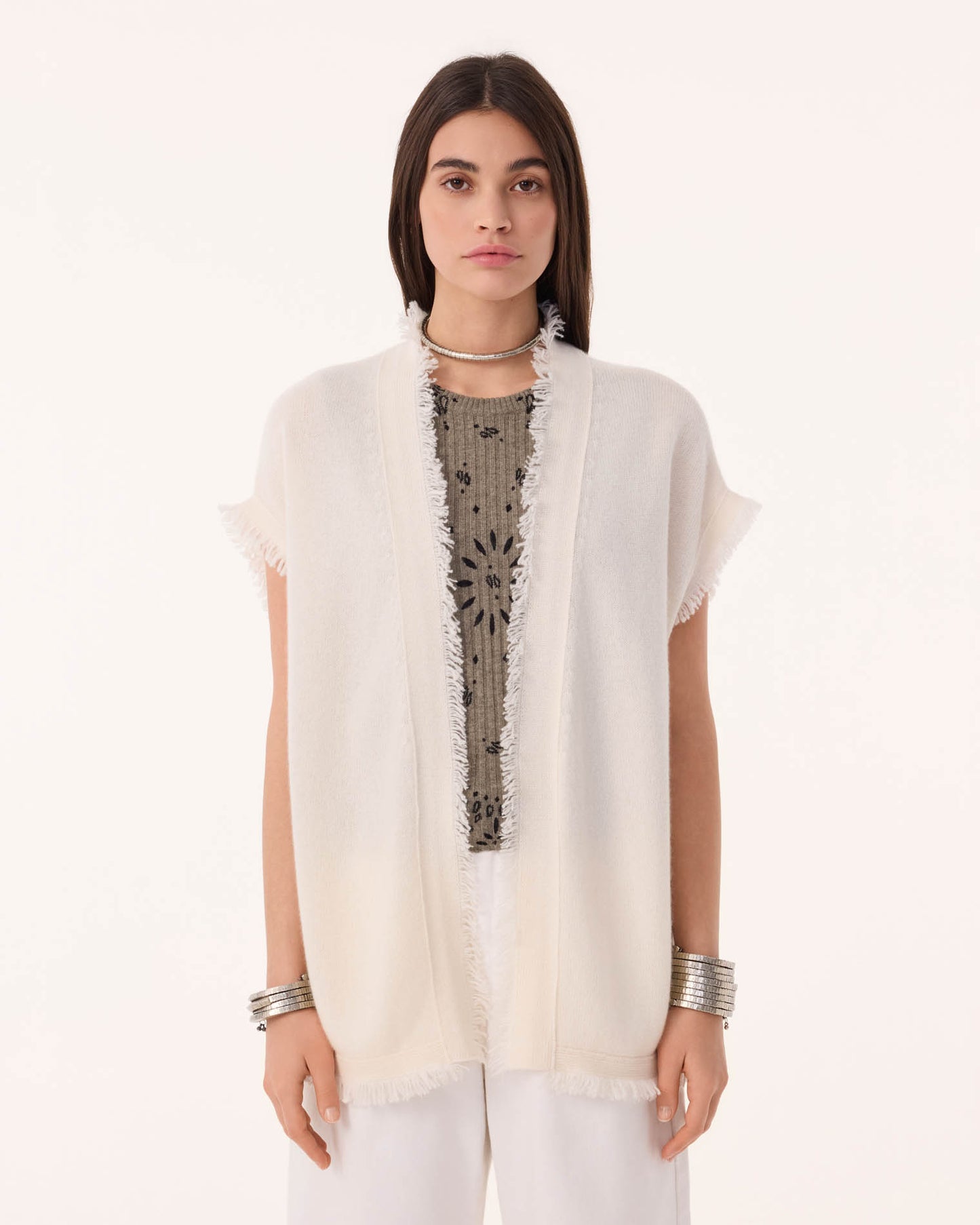 Gilet Nessa blanc