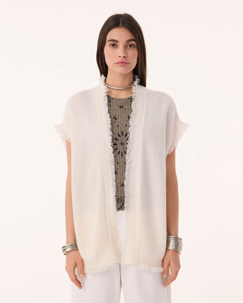 Gilet Nessa blanc - Image principale