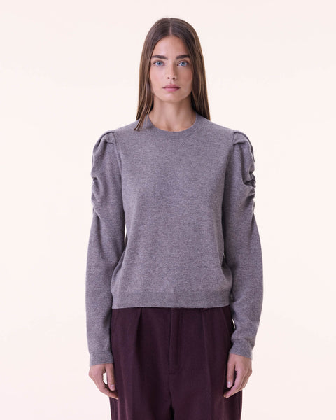 Pull Naoto taupe clair - Image principale