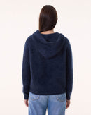 Pull Hoodie Soso bleu marine foncé