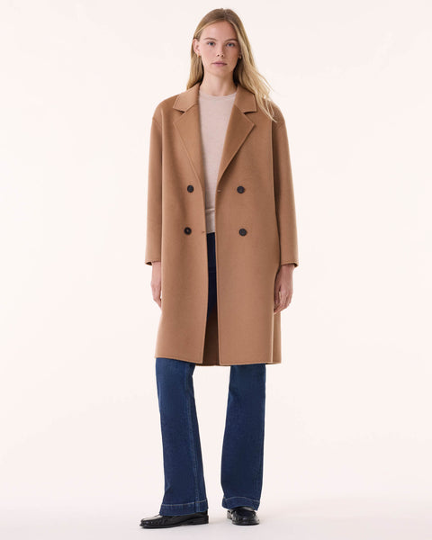 Manteau Kaku marron camelo - Image 1