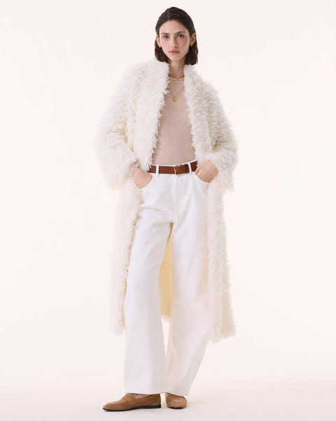 Coat Teti white - Image principale