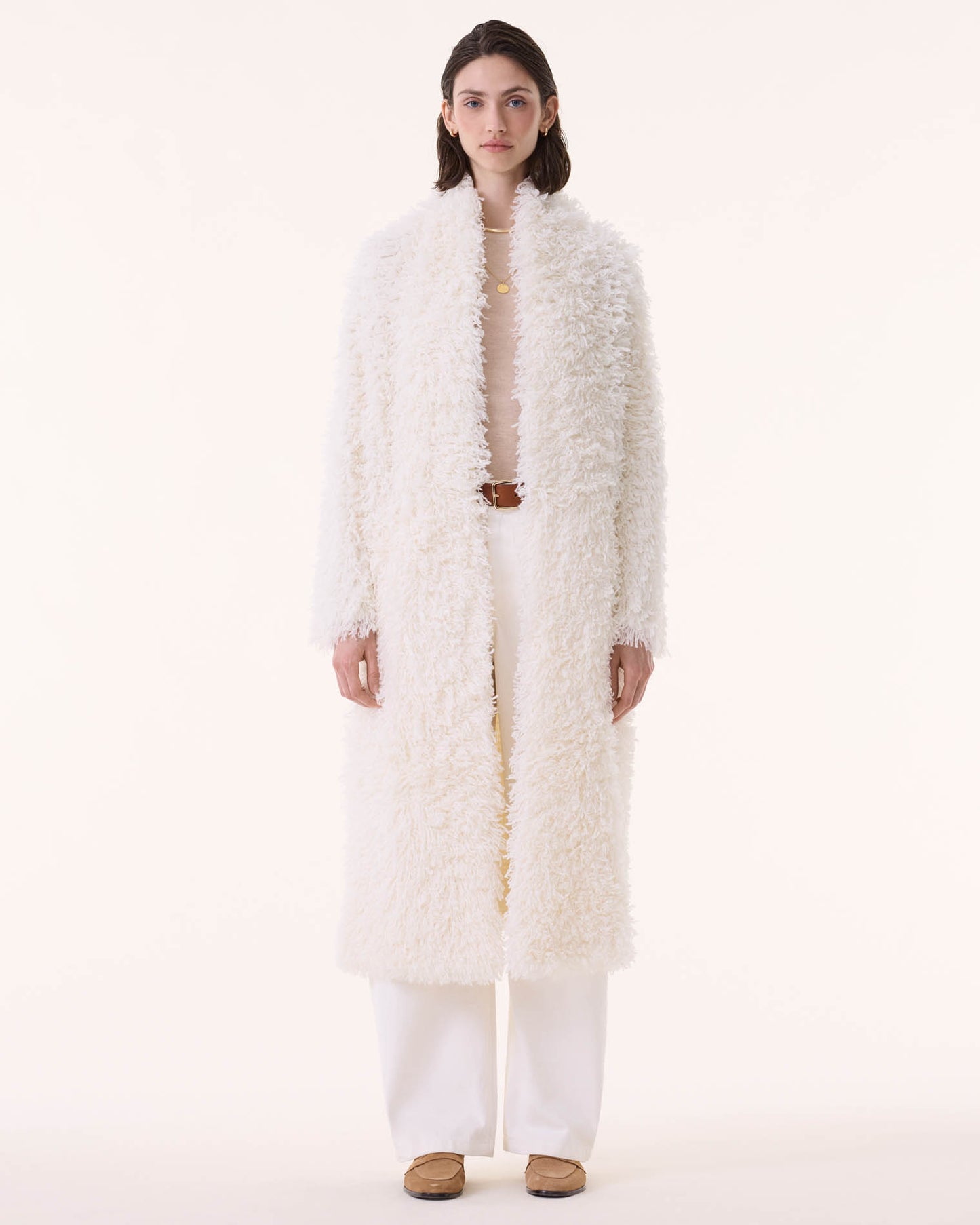 Coat Teti white