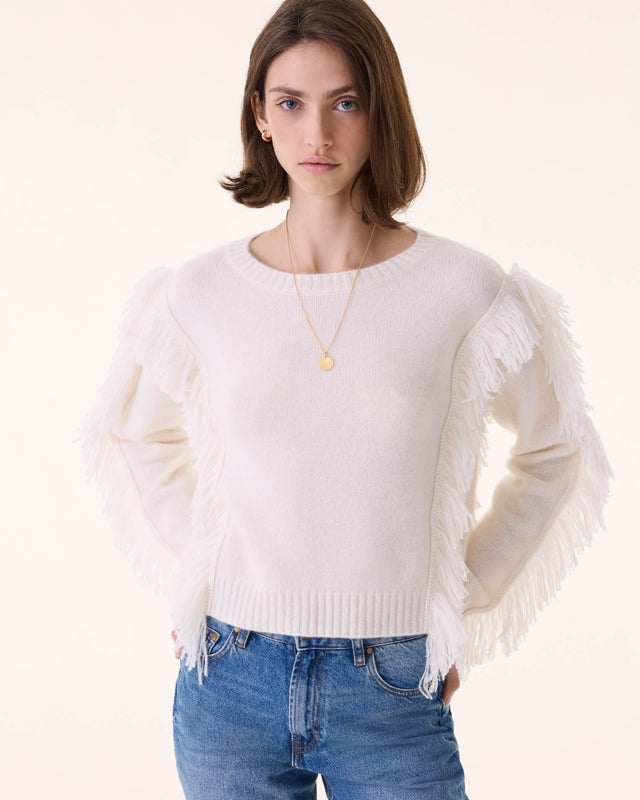 Pull Alberta blanc - Image principale