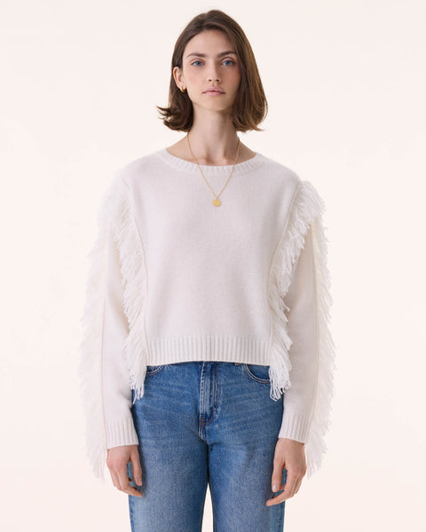 Pull Alberta blanc - Image principale