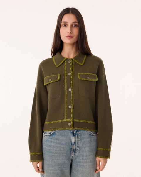 Jacket Area kombu green - Image principale