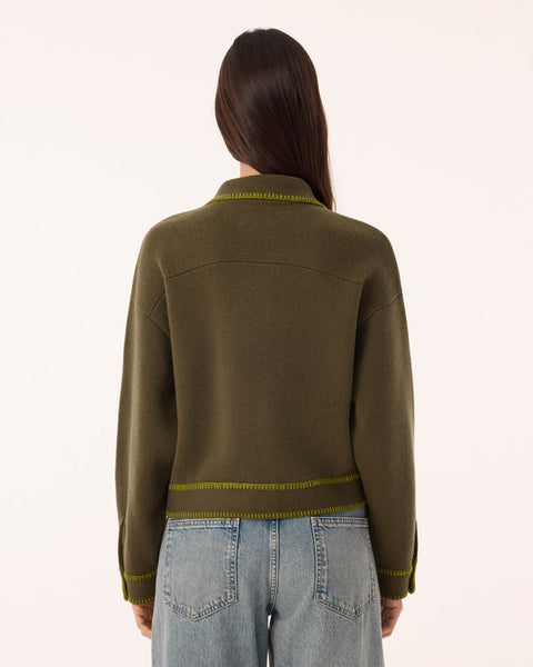 Jacket Area kombu green - Image principale