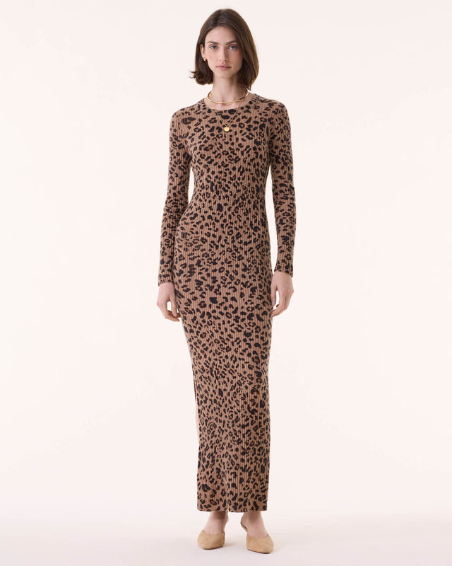 Robe Bibi Leo marron camelo - Image principale