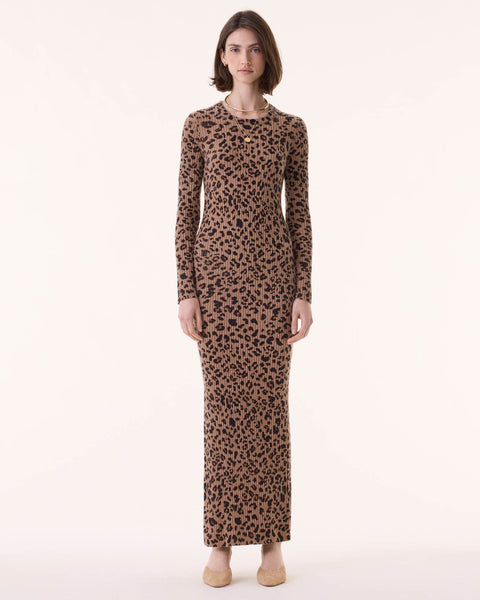 Robe Bibi Leo marron camelo - Image principale