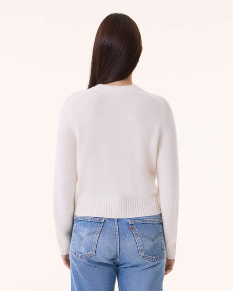 Cardigan Caroline blanc - Image principale