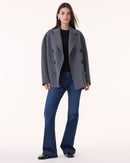 Veste Chacha gris flanelle