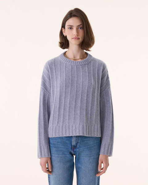 Pull Coty gris chiné - Image principale