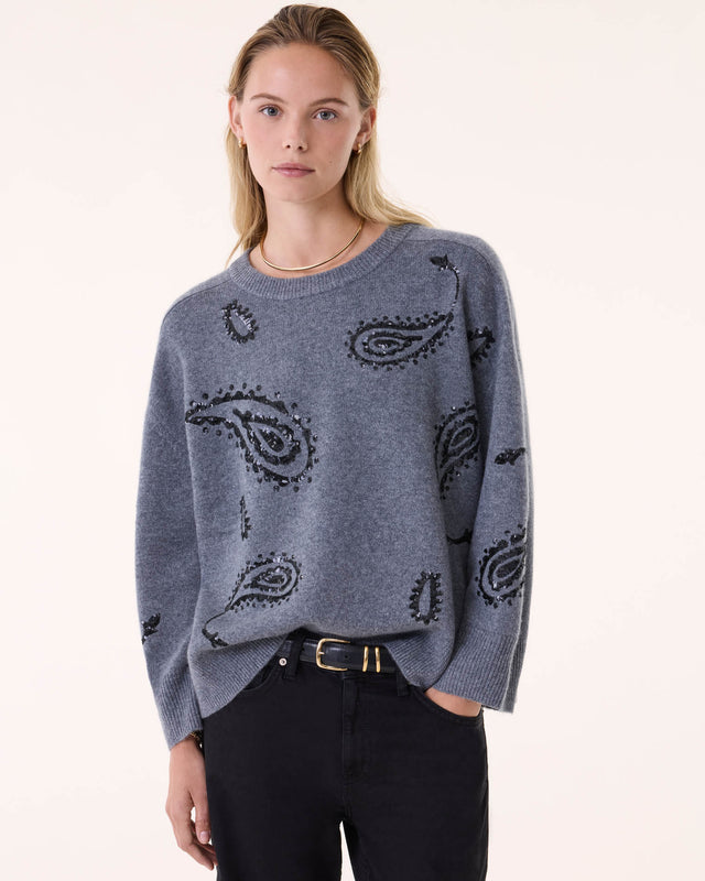 Pull Diane Set Diva gris flanelle - Image principale