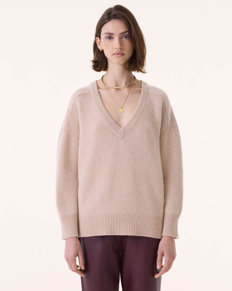 Sweater Divee organic beige - Image principale
