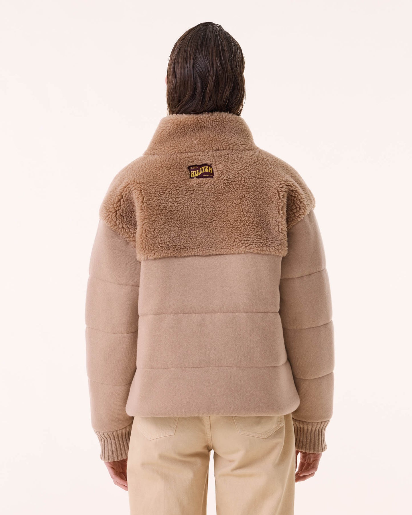 Doudoune Ezra Fur light camel
