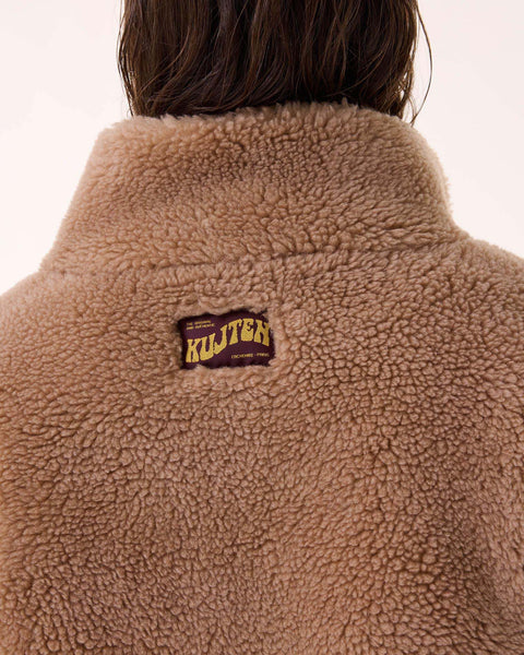 Doudoune Ezra Fur light camel - Image principale