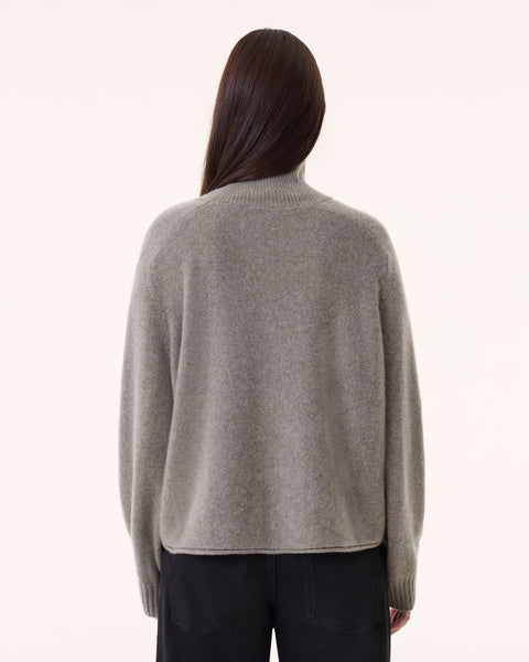 Sweater Fabienne marl khaki - Image principale