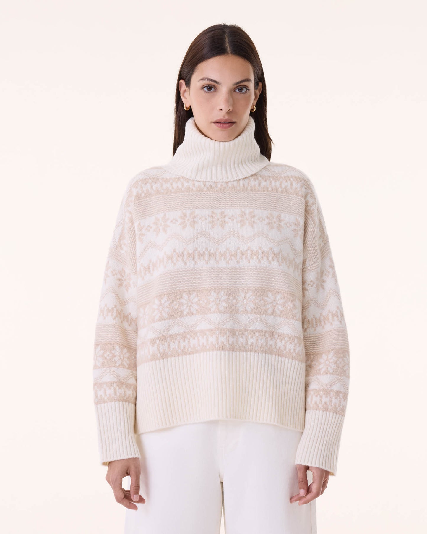 Sweater Loulou Flake organic beige