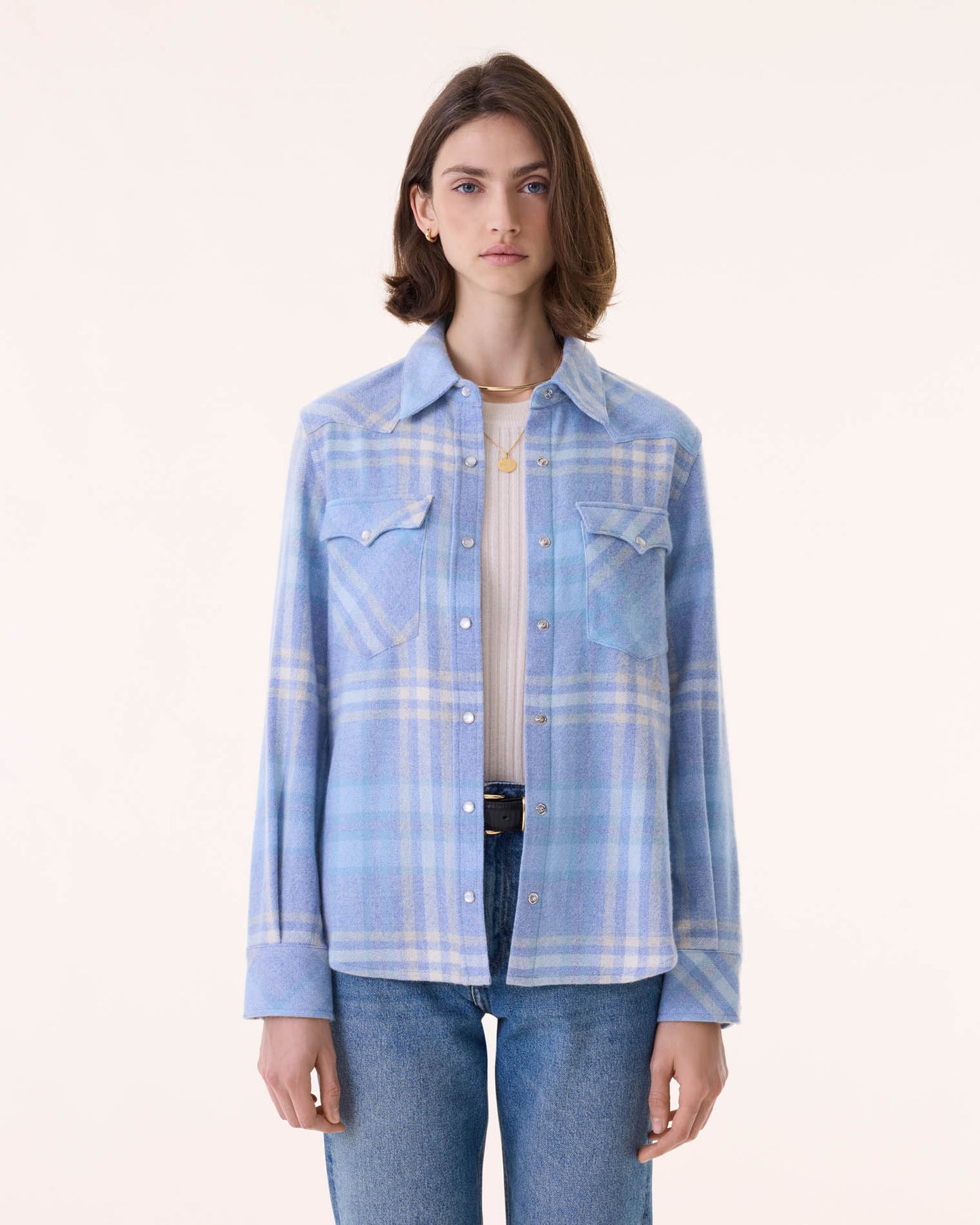 Surchemise Lumber bleu acier