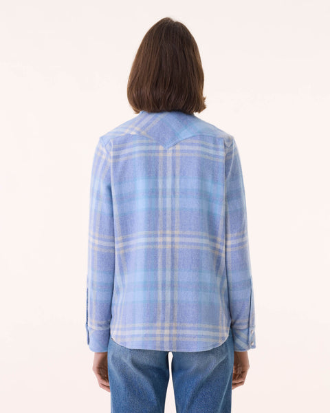 Overshirt Lumber steel blue - Image principale