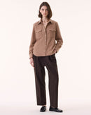 Chemise Lumber Plain marron camelo