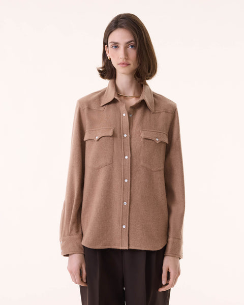 Shirt Lumber Plain camelo brown - Image principale