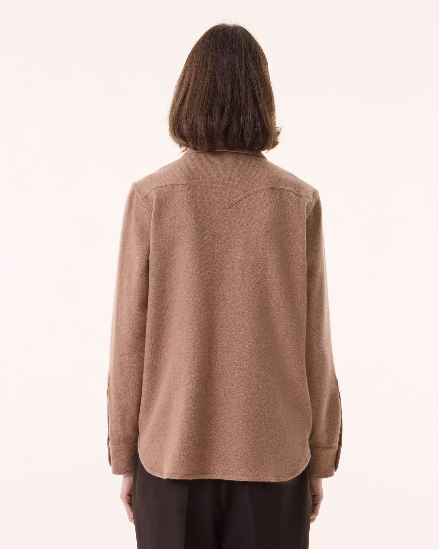 Chemise Lumber Plain marron camelo