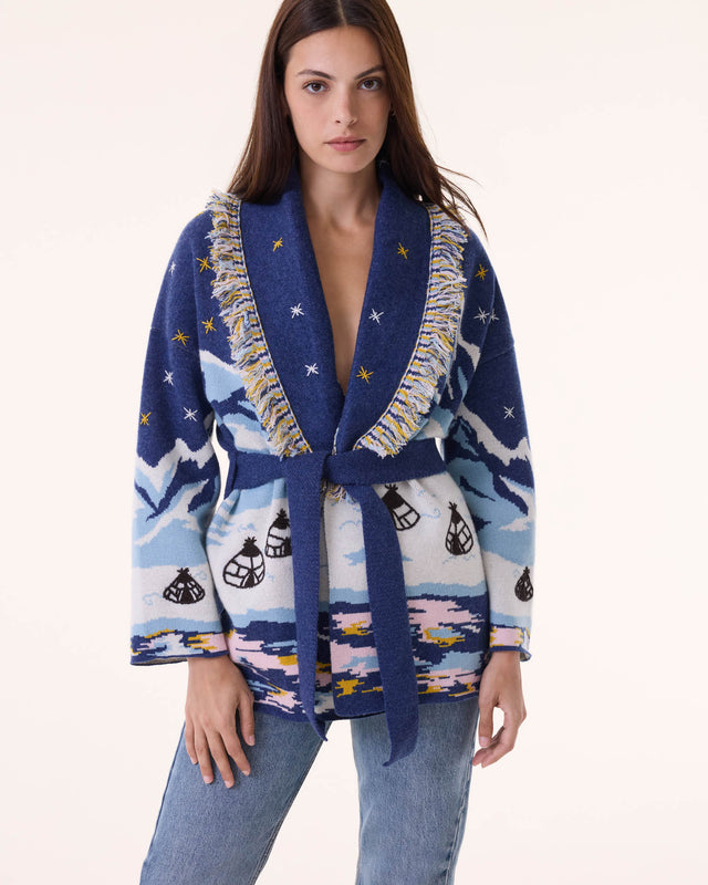 Gilet Mikinuit denim brut - Image principale
