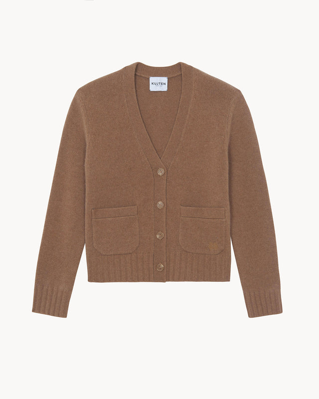 Gilet Milena marron camelo - Image principale