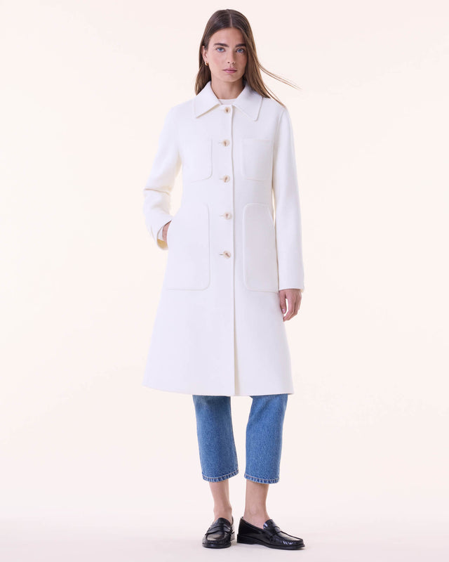 Manteau Montreal blanc - Image principale