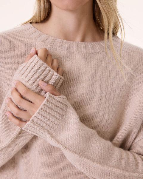 Sweater Nova organic beige - Image principale