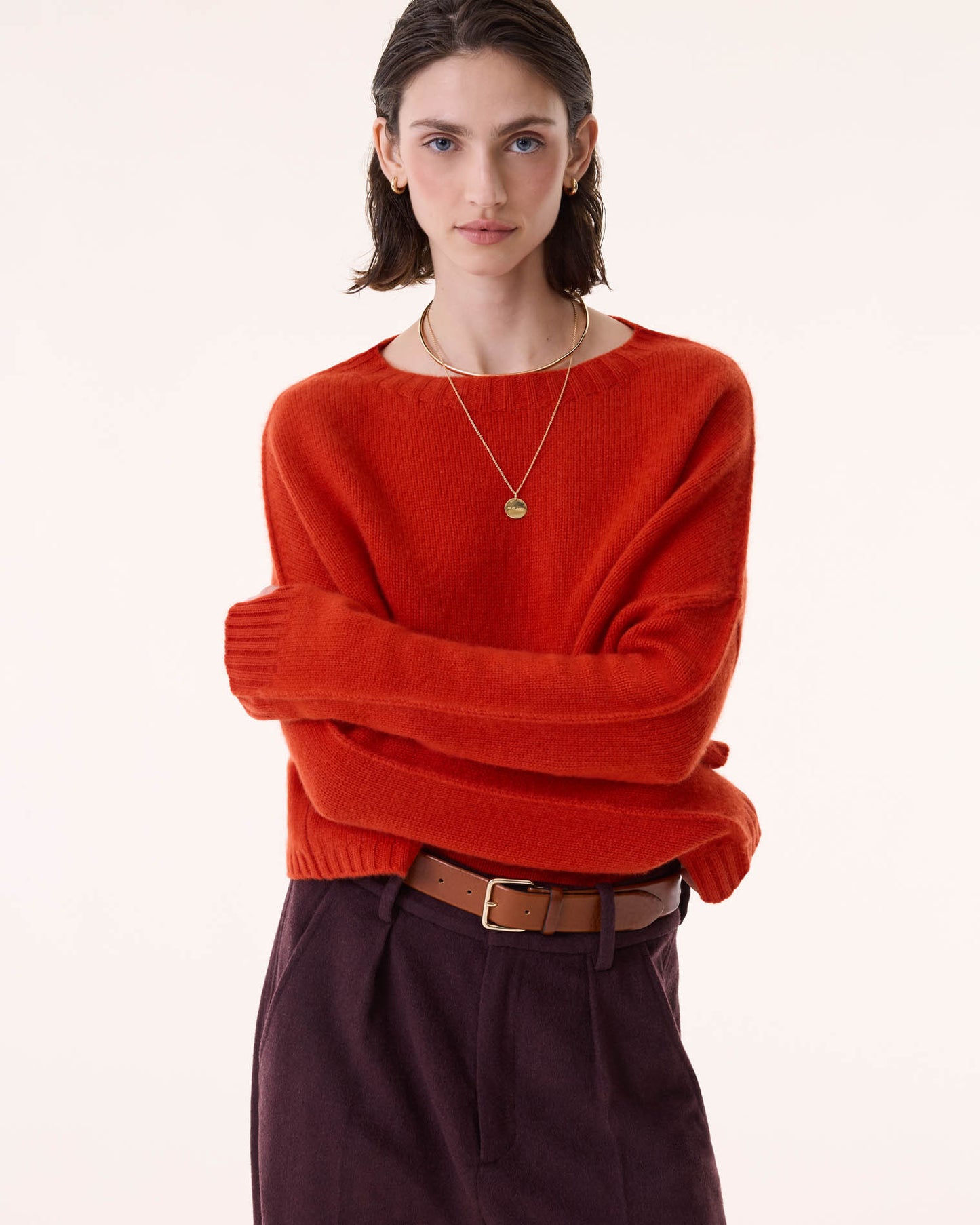 Pull Nova orange rosso