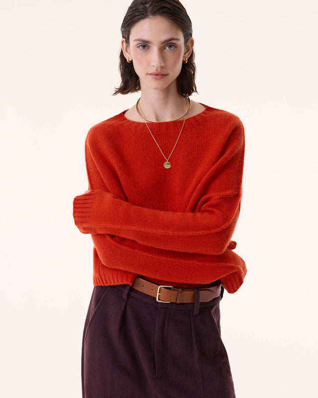 Sweater Nova red orange - Image principale