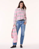 Sweater Polo Royce Stripes vintage pink