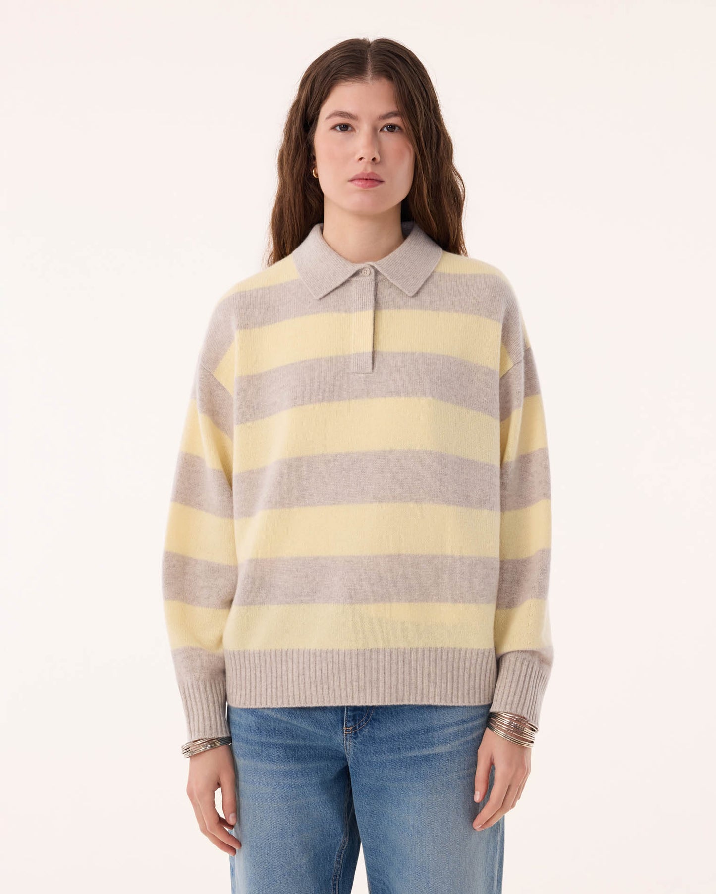 Polo Royde Stripes anise