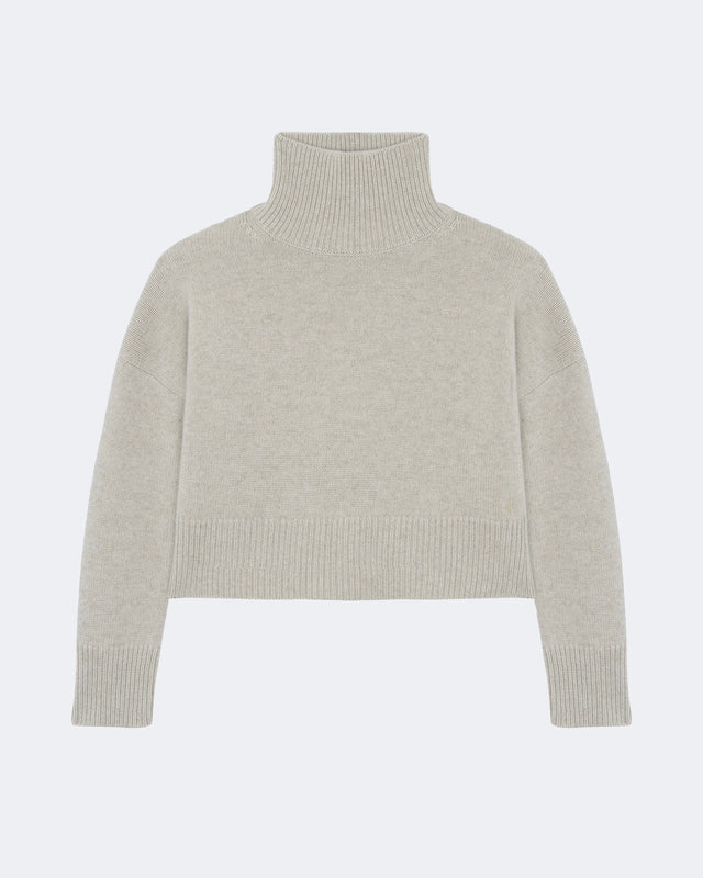 Pull Ulla Crop avoine - Image principale