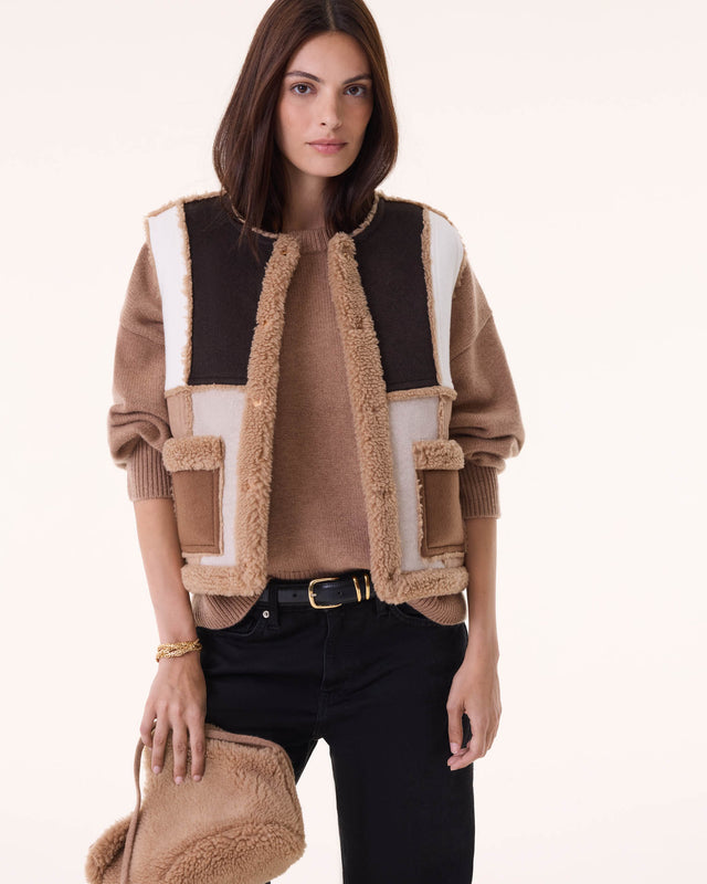 Gilet Janeta light camel - Image principale
