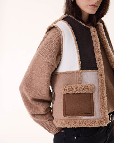 Gilet Janeta light camel - Image principale
