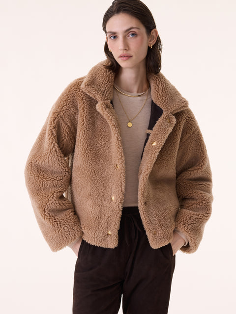 Veste Janet Patchwork light camel - Image principale