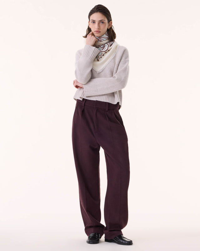 Sweater Pauly oats white - Image principale