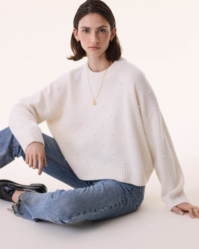 Sweater Diwn white - Image principale