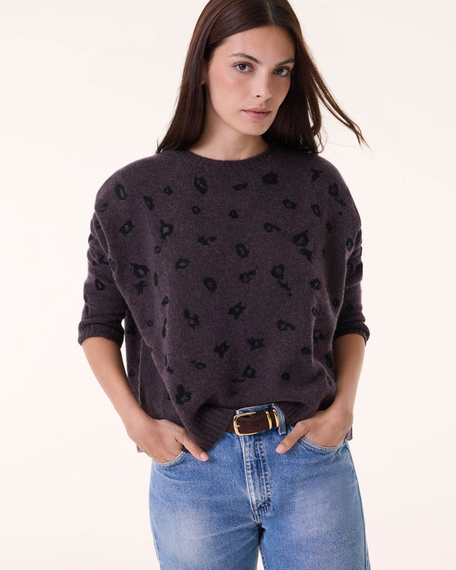 Sweater Amelie Animal Destroy brown - Image principale