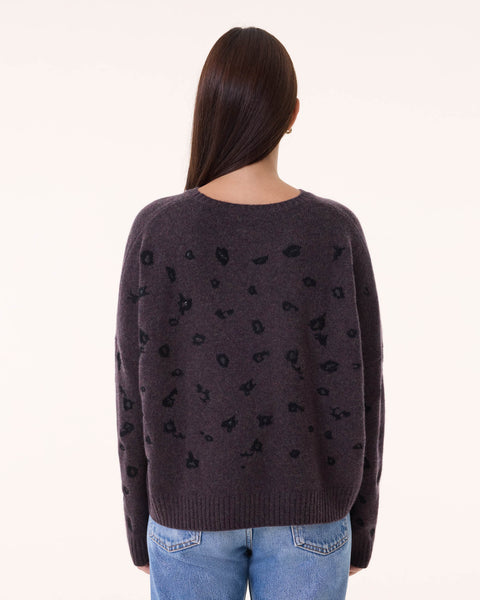 Sweater Amelie Animal Destroy brown - Image principale