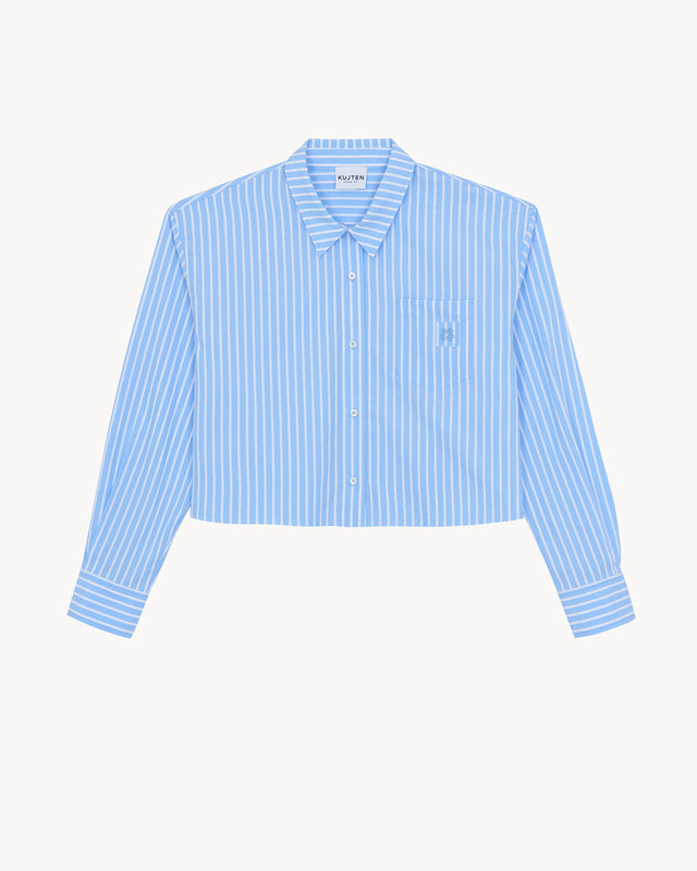 Chemise August bleu blanc - Image principale
