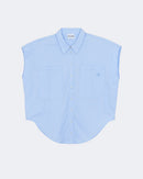 Chemise spring droit bleu blanc - Kujten packshot