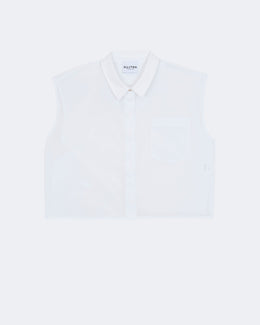 Chemise en coton blanc pour femme - Kujten packshot