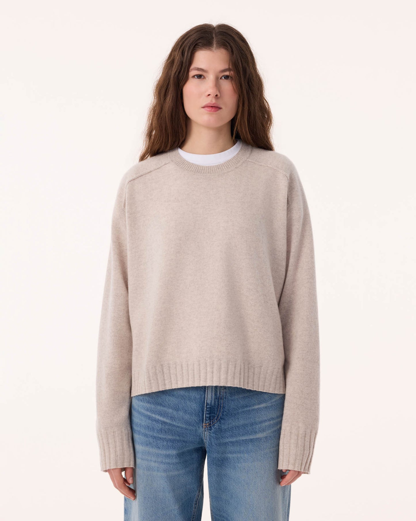 Sweater Emilia oats white