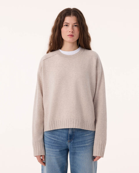 Sweater Emilia oats white - Image principale